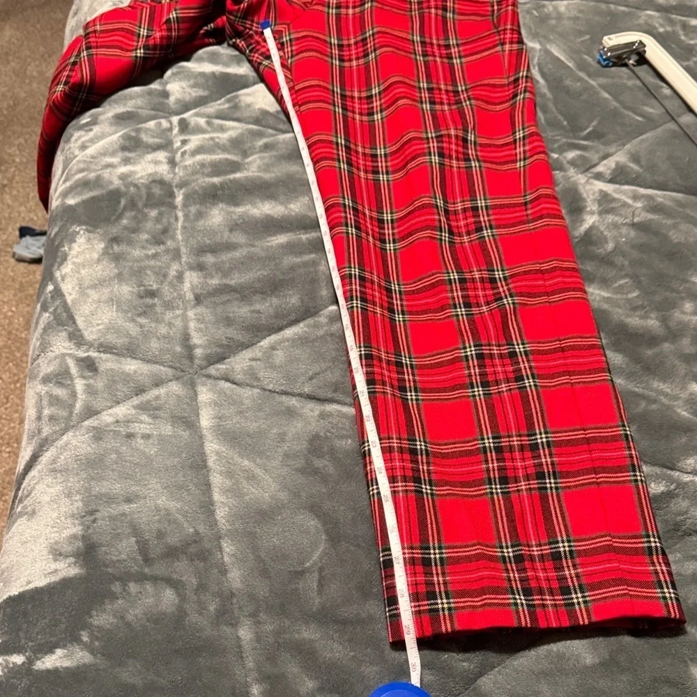 J. Crew Red Plaid Women's Pants